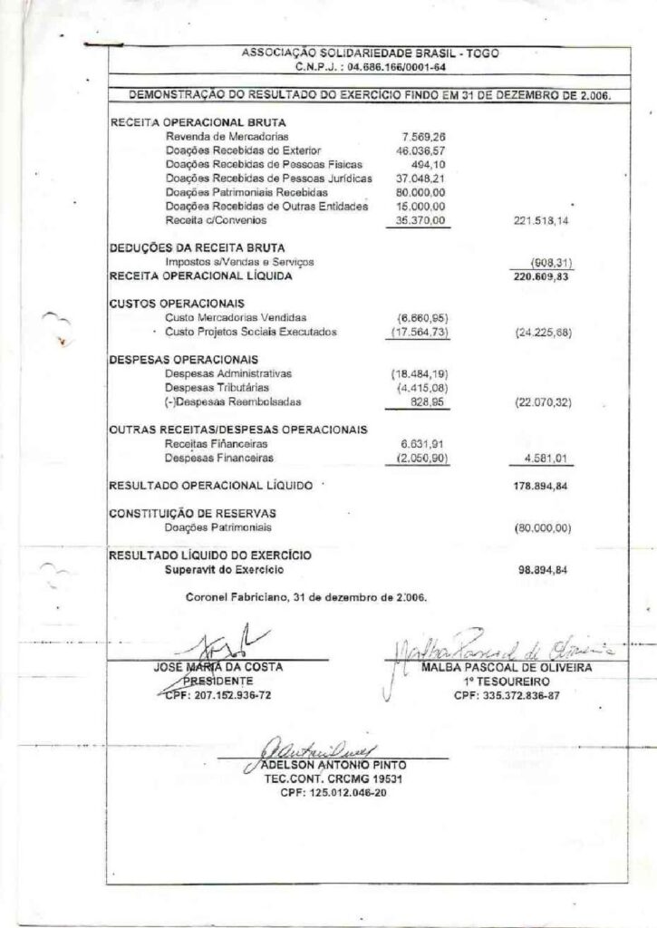thumbnail of BALANÇO 2006