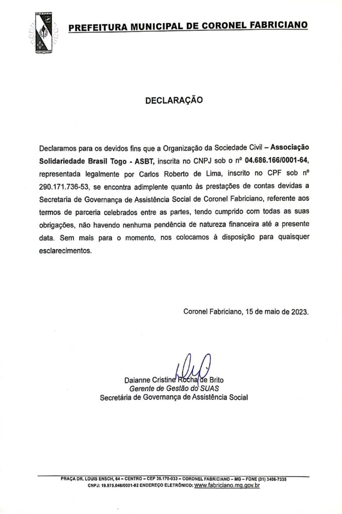 thumbnail of Prestação Contas CMDCA Mai23